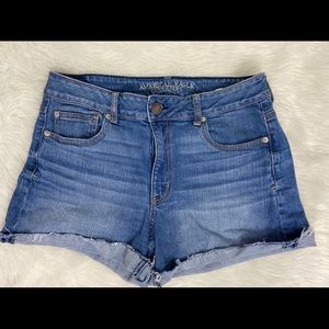 American Eagle super stretch denim jean shorts 4"